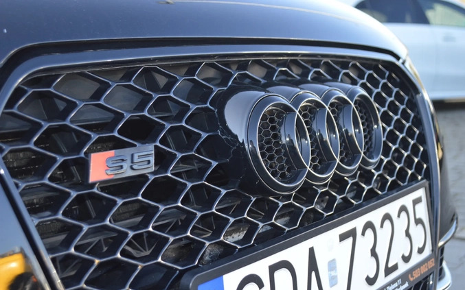 Audi S5 cena 83025 przebieg: 201297, rok produkcji 2012 z Kołobrzeg małe 277